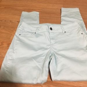 Teal Skinny Jeans